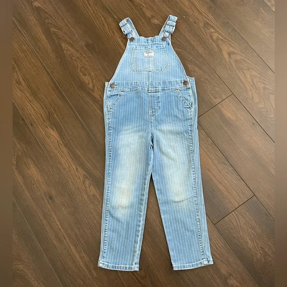 Osh kosh hickory striped overalls